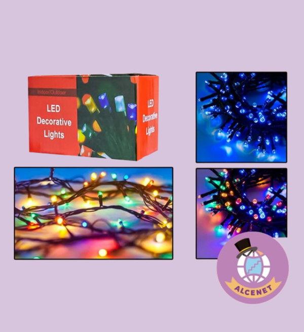 LUCES NAVIDEÑAS 100 FOCOS LED