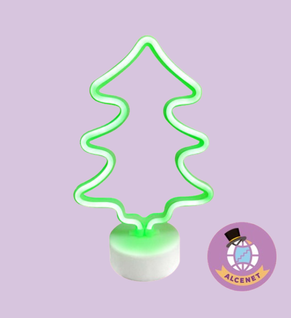 ADORNO LED ARBOL DE MESA